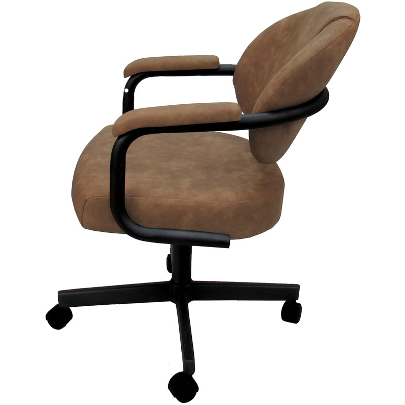 Chaise avec accoudoirs Magaw, Noir