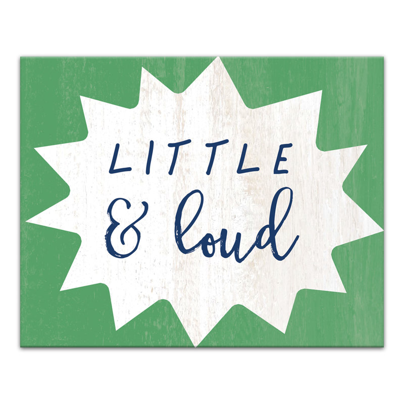 «Bryant Little and Loud», art sur toile, H 8 po x l 10 po x P 1,25 po