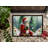 Mastiff and Santa Claus Doormat-112753856