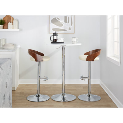 Tabouret de bar réglable avec pivot
