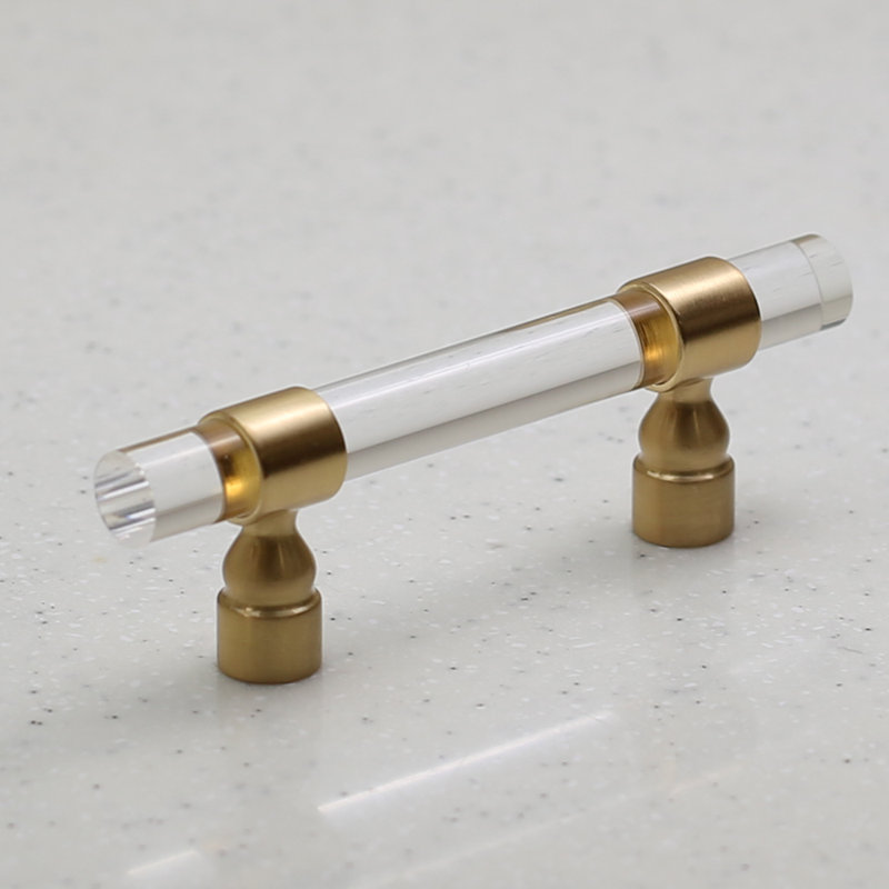 Chiaro 3" Center to Center Bar Pull, Satin Gold