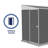 Absco Durango Galvanized Steel Storage Shed-103562896-97830568