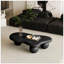 Table basse en forme de nuage avec 3 pieds sphériques, courbes et plateau spacieux pour les salons modernes-812721584-812721585