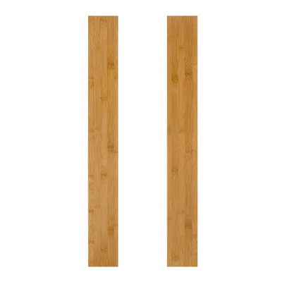 37.8 In. L X 3.78 In. W X 0.6 In. T Tongue And Groove Natural Carbonized Solid Bamboo Flooring, Honey (2 Sq.ft./Case)