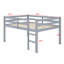 Lit mezzanine en bois avec échelle-683247131