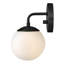 Applique murale simple globe avec verre opale gravé-1205007847
