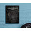 «Indianapolis City Map», reproduction d'impression sur affiche en noir-24705156