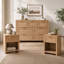 3 Pieces Bedroom Set with Dresser & Nightstands-977036403