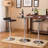 Adjustable Height Bar Table And 2 Chrome Adjustable Swivel Stools Set-1574702951-1560703831-1560703824