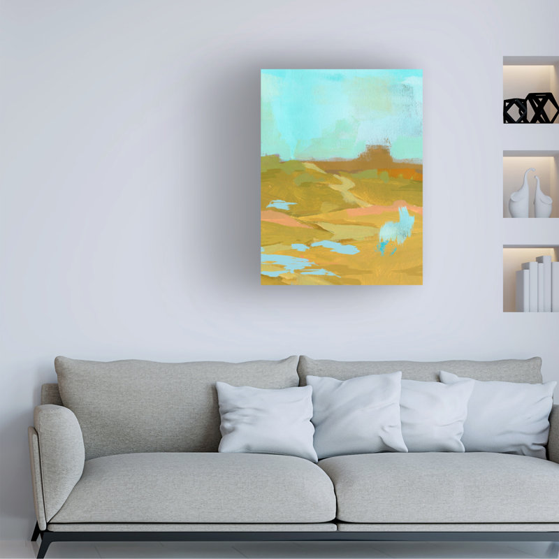 Jacob Green  Folk Hills I Canvas Art, 19" H x 14" W x 2" D