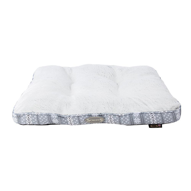 Santa Paws 100% Polyester Pet Bed, Grey, 10cm H x 82cm W x 68cm D