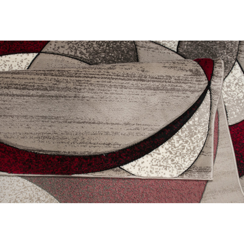 Nekizia Abstract Indoor Rug, Runner 2'8" x 8'1"