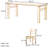 Cherry Wood Rectangular Dining Table Set-102422250
