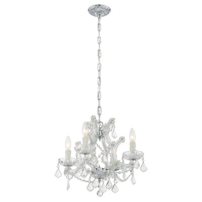 Lustre empire 4 lumières de style semaine