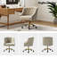 Chaise de travail en velours Doreen-1230664783