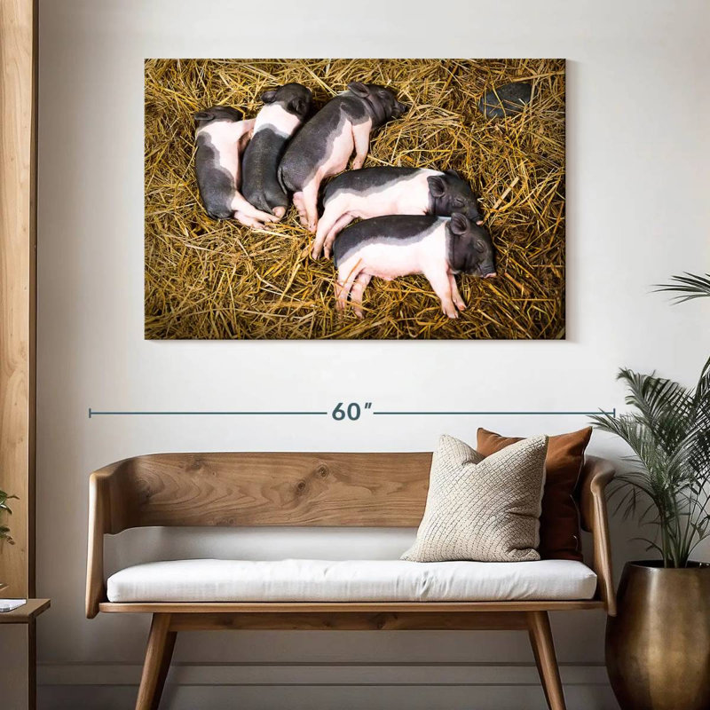 Piglet Quintet, 32" H x 48" W