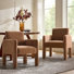 Natalie Modern Upholstered Fully Assemble Dining Chair with Solid Wood Legs