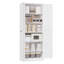 Lavande de garde-manger en métal de 72 pouces avec 5 tablettes réglables, organisateur de rangement autoportant robuste, assemblage sans outil pour la maison-128515013