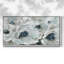 Blues en fleurs - Toile tendue avec châssis, prête à accrocher-52186291-52186290