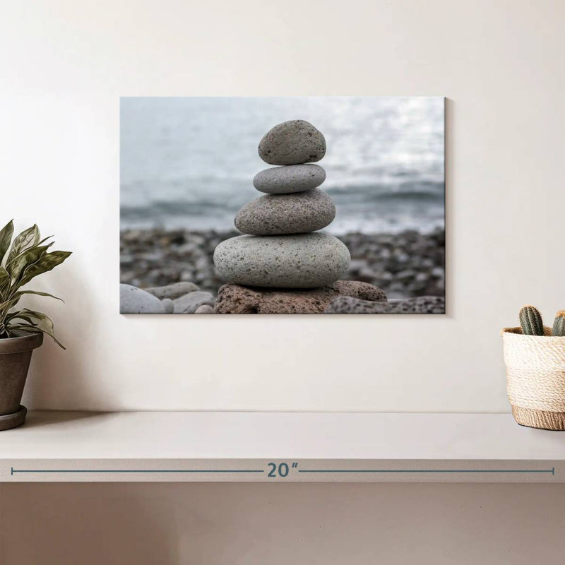 Kerrick Stacked Stones, H 8 po x l 12 po