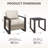 Syeira Wicker 2 - Person Patio Conversation Set with Cushions-765103923