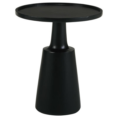 Daschle Solid Wood Pedestal End Table