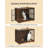 XL Large Dog Crate Furniture, Indoor Dog Kennel Furniture with Barn Door, Wooden Tall Dog Crate, Heavy Duty Dog Cage for Large Dogs, Side End Table, Anti-Chew-778718988-767545711