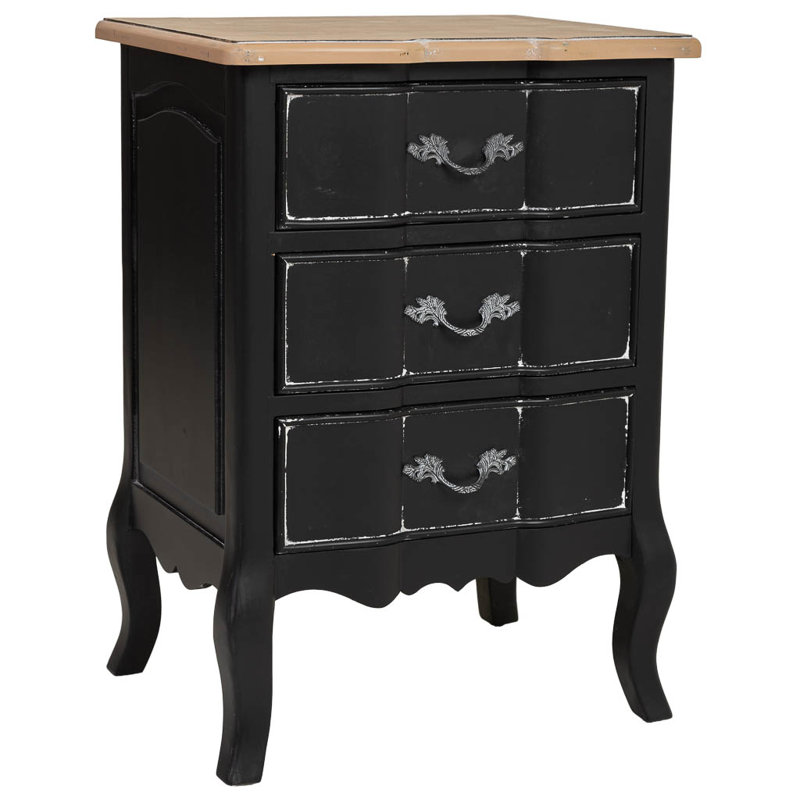 Simonton 50cm W Manufactured Wood Bedside Table