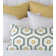 Twin Palms Geometric Reversible Throw Pillow