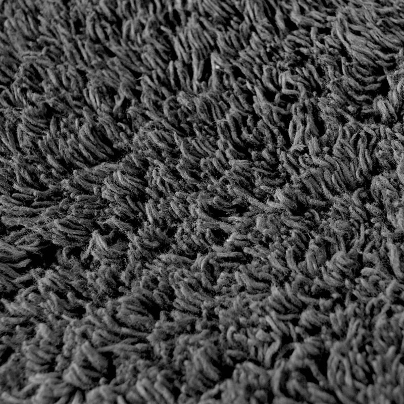Curved Shower Bath Mat, Charcoal