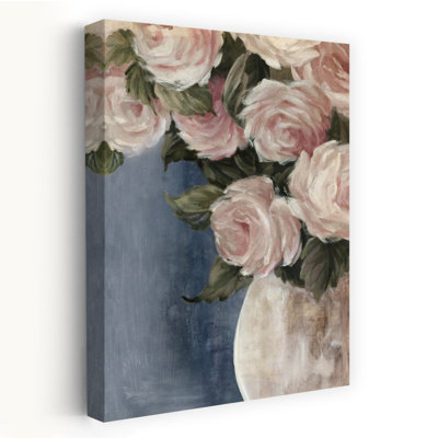 Art contemporain classique, rose romantique