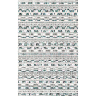 Tapis d'extérieur scintillant bleu clair