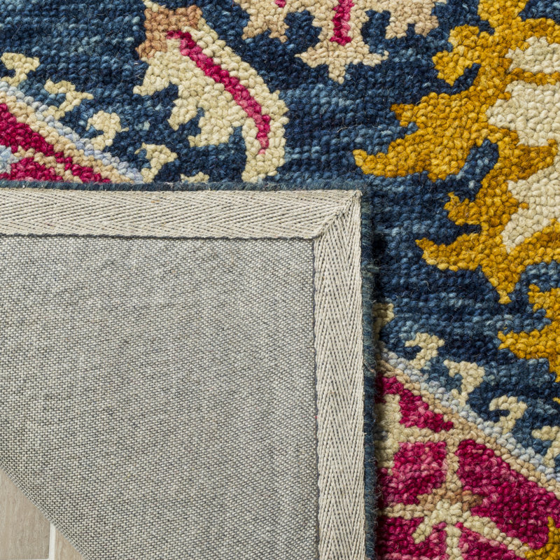 Posner Hand Tufted Wool Oriental Rug, Round 7'