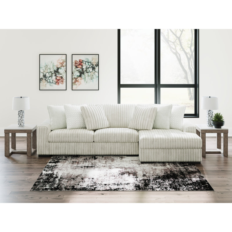 Canapé modulaire 2 pièces avec méridienne Stupendous, Orienté à droite