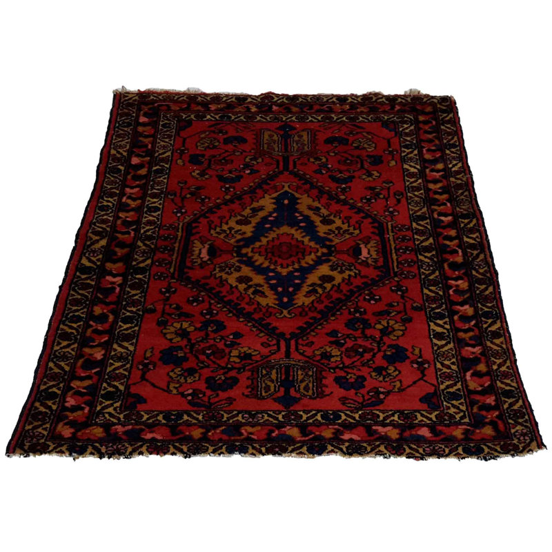 Orlah Oriental Area Rug in Red