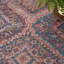 Tapis mauve en polyester lavable à la machine Mandurah-93874640