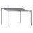 Outsunny 10' x 13' Steel Outdoor Pergola Gazebo, Patio Canopy with Weather-Resistant Fabric and Drainage Holes for Backyard, Deck, Garden, Gray-94286583
