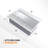 33 Inch Stainless Steel Drop In Integrated Ledge Multifunctional Workstation Sink Set In Silver