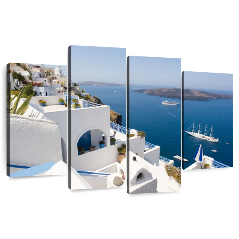 Gillard Santorini Coast, 54'' H x 84'' W