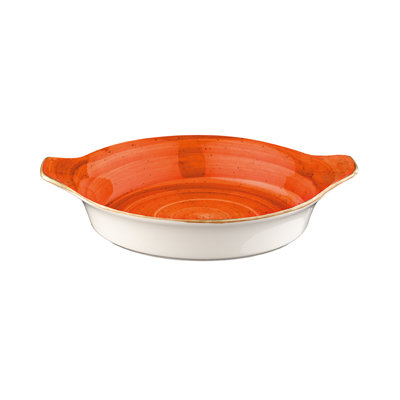 Turgla Home Round Ceramic Au Gratin Dish Bakeware
