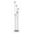 Bubbling Glow Integrated Led Chrome Floor Lamp