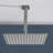 1-Spray Patterns With 2.5 GPM 9.84 In. Ceiling Mount Fixed Shower Head In Brushed Nickel