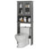 Bellavance Freestanding Over-the-Toilet Storage, Black 