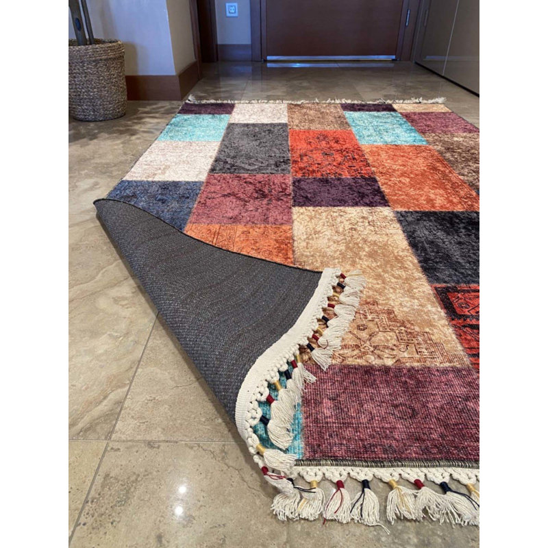 Tapis Toscana avec envers antidérapant, Rectangle 3 pi 11 po x 6 pi 7 po