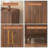 Walnut-Finish Carved Side Cabinet and Dining Cabinet with Storage and Adjustable Shelves, Decorative Storage Cabinet