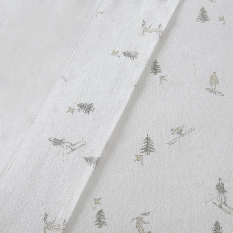 Twin Multi Forest Animals Cotton Flannel Sheet Set