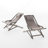 NIKKI BEACH SLING CHAIR - GREY(Set Of 2)