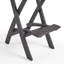 Tabourets de bar pliants d'extérieur fabriqués en bois d'acacia avec assise tissée, idéaux pour une utilisation extérieure polyvalente et un rangement facile