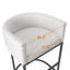 Tabouret de comptoir rembourré avec structure en métal-1602158080