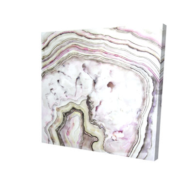 Minimalist Agate Pattern Bedroom Canvas | Home Decor Art